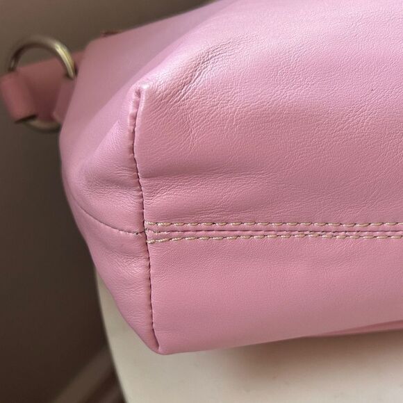 Tosca Blu pale pink Leather shoulder Handbag - Picture 9 of 16